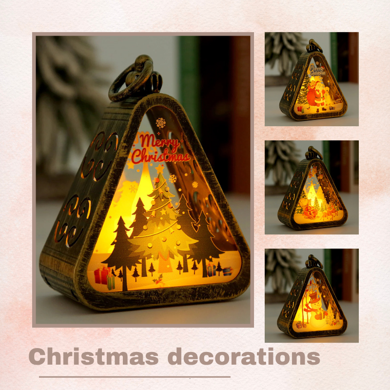 🎄Christmas Vintage Night Light ✨ Illuminate Winter Romance