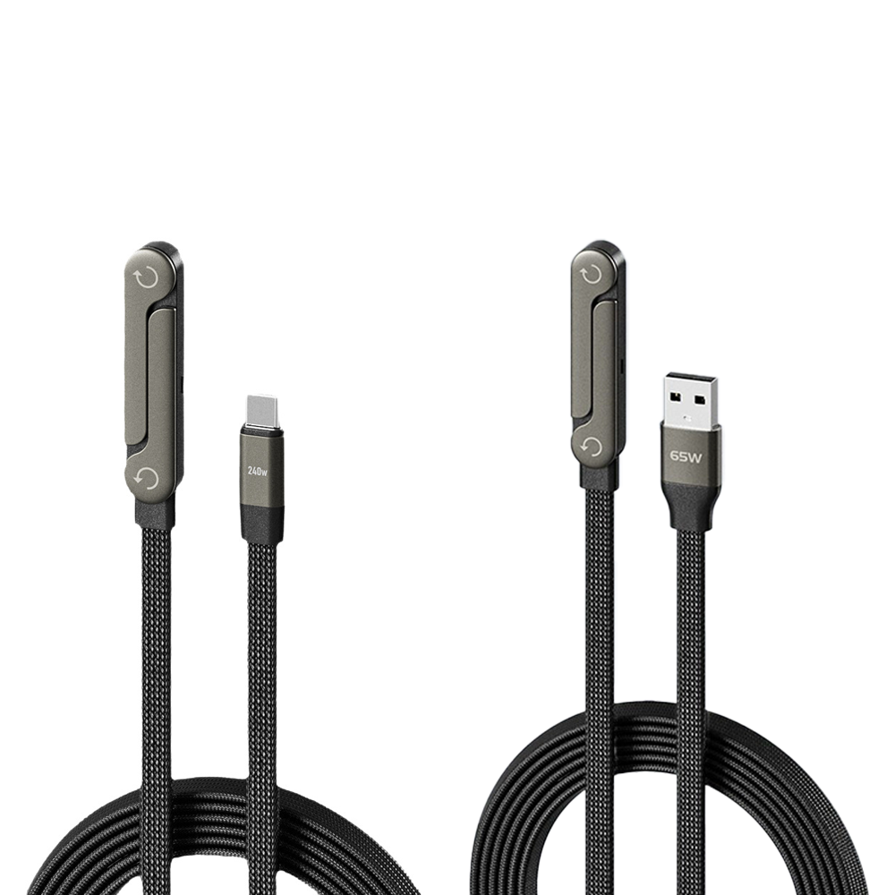 NESLEMY™ Invisible Holder Charger Cable with Stand-240w super fast charging