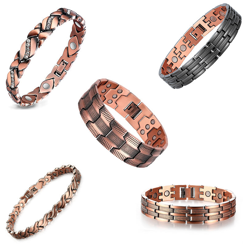 Copper magnetic bracele