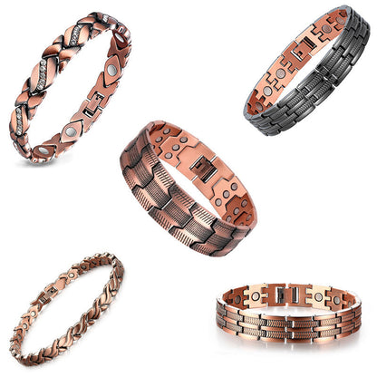 Copper magnetic bracele