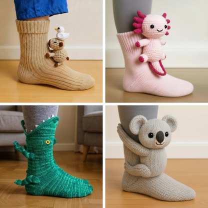 🔥HOT SALE🦥3D Animal Socks🧦