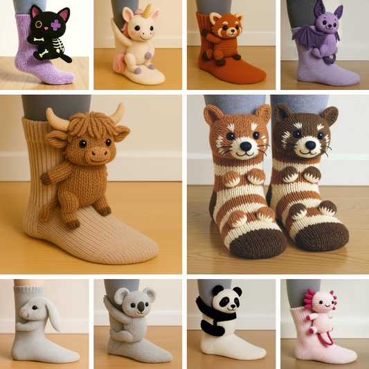 🔥HOT SALE🦥3D Animal Socks🧦