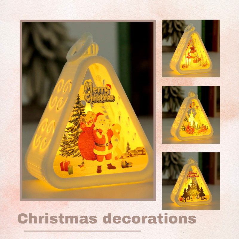 🎄Christmas Vintage Night Light ✨ Illuminate Winter Romance
