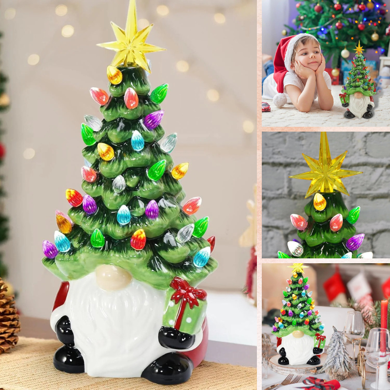 🎄50% off🔥DIY Lighted  Christmas Gnome Tree - Best Gift For Family